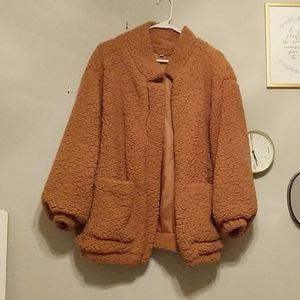 Oversized Sherpa jacket size Large